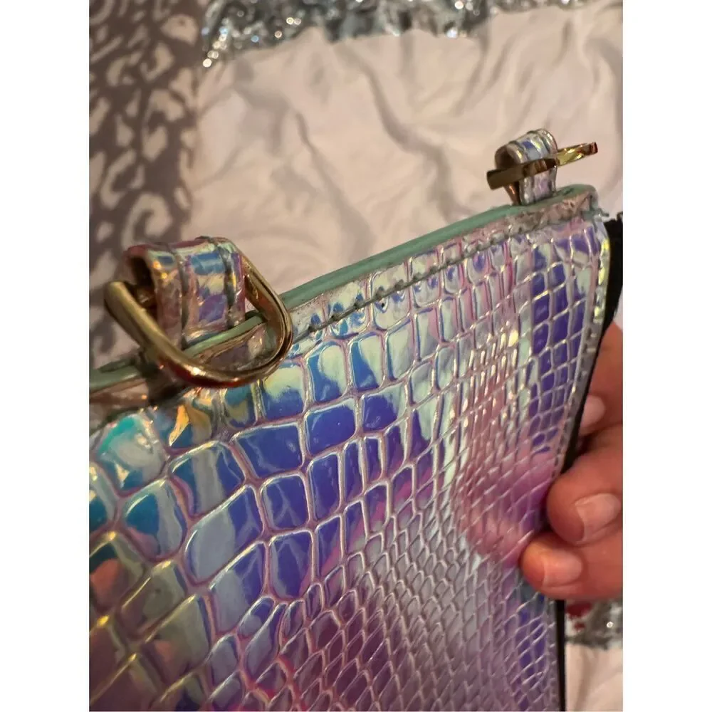 Bandolier Ariel pearl iridescent crossbody pouch/bag purse